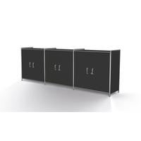 Artline Sideboard mit 3 Vorbautürenpaar
