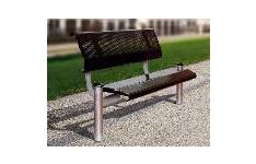 Sitzbänke mit Rückenlehne