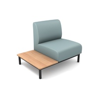 Sofa modulOne 1-Sitzer mit Ablage links