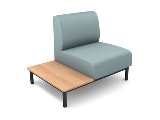 Sofa modulOne 1-Sitzer mit Ablage links