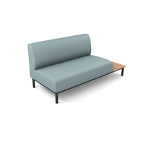 Sofa modulOne 2-Sitzer mit Ablage rechts
