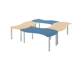 "SoooRounD" Basic I Rechteckwellentisch