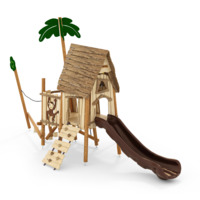 Spielanlage Kletterhütte