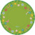 Spielteppich "Blumenwiese", rund