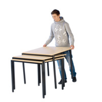 Stack-O-Flex Stapeltisch 140 x 70 cm, fahrbar