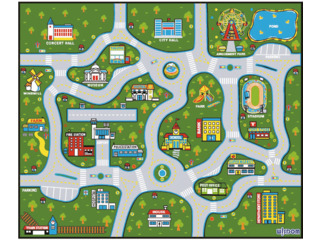 Stadtplan-Spielteppich