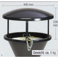 Standascher-Dach, diebstahlsicher