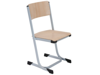 Stapelbarer Schülerstuhl mit Sitzgarnitur aus Buche Sperrholz