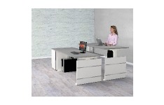 Steh-/Sitztische elektrisch höhenverstellbar