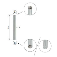 Stift mit Innengewinde