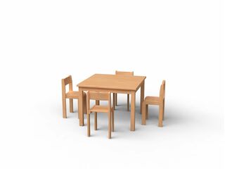 Stuhl & Tisch-Set Nr 2