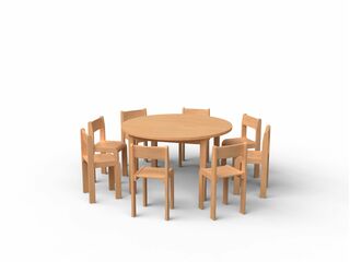 Stuhl & Tisch-Set Nr 3