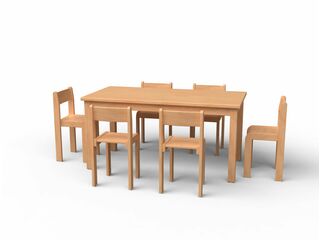 Stuhl & Tisch-Set Nr 5