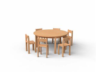Stuhl & Tisch-Set Nr 8