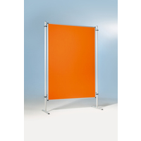 Moderationswand mit doppelseitiger Stoffoberfläche