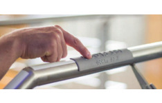 Taktile Handlaufschilder