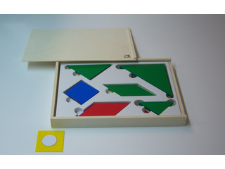 Tangram mit Magnetplättchen