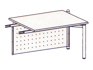 Theken-Endelement Seven gerade, 1200 mm breit