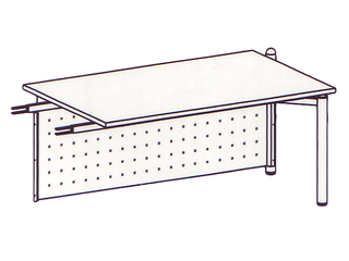 Theken-Endelement Seven gerade, 1600 mm breit