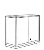 Thekenvitrine HORIZONTAL