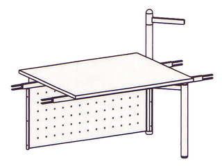 Theken-Zwischenelement Seven gerade, 1200 mm breit