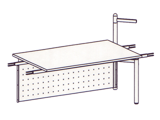 Theken-Zwischenelement Seven gerade, 1600 mm breit