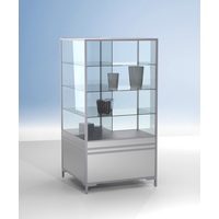 Thekenmodul LINK Eck-Säulenvitrine 90°