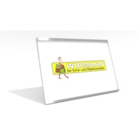 Tischaufsteller Essen Glas