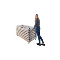 Transportwagen für Klapptische, fahrbar