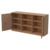 Raumteilerschrank B 152 cm - mit Sockel / mit Rollen