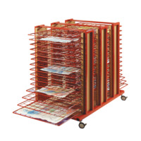 Trockenwagen mit 30 Trockenrosten, fahrbar