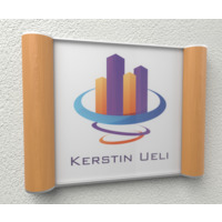 Türschild Salzburg, Echtholz