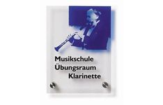 Türschilder Acryl + Edelstahl