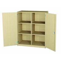 Unterschrank mit 2 x 2 Einlegeböden mit 2 Türen