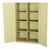 Unterschrank mit 2x4 Einlegeböden und 2 Türen (Holz oder 3/3 Glasauschnitt)