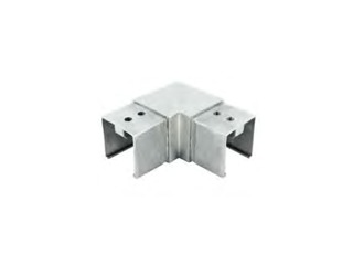 Verlaufsecke 90° für Quadrat-Nutrohr