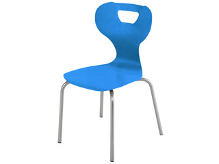 Vierbeinstuhl solit:sit® mit Kunststoffsitzschale