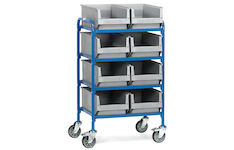 Wagen für Eurokästen und Sichtlagerkästen