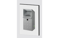 Wandascher Aluminium