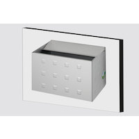 Wandascher WH 13 aus Aluminium