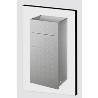 Wandascher WH 62 aus Aluminium