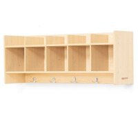 Wandgarderobe OWLAF, für 5 Kinder