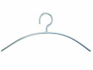Kleiderbügel verchromt