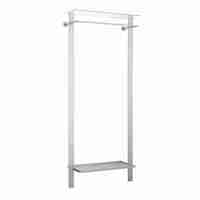 Wandgarderobe mit Hut-/Schuhablage und Stange