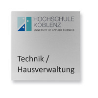 Wegweiser UNITEX B Aluminium