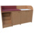 Wickel- und Badekommode Breite 185 cm /Treppe, 3 T&uuml;ren, Badebecken