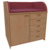 Wickelkommode Breite 102 cm /T&uuml;r, 5 Schubladen