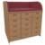 Wickelkommode Breite 102 cm /3x5 Schubladen