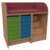 Wickelkommode Breite 114 cm /Treppe, 2x6 flache Modulboxen