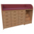 Wickelkommode Breite 160 cm /Treppe, 3x5 Schubladen